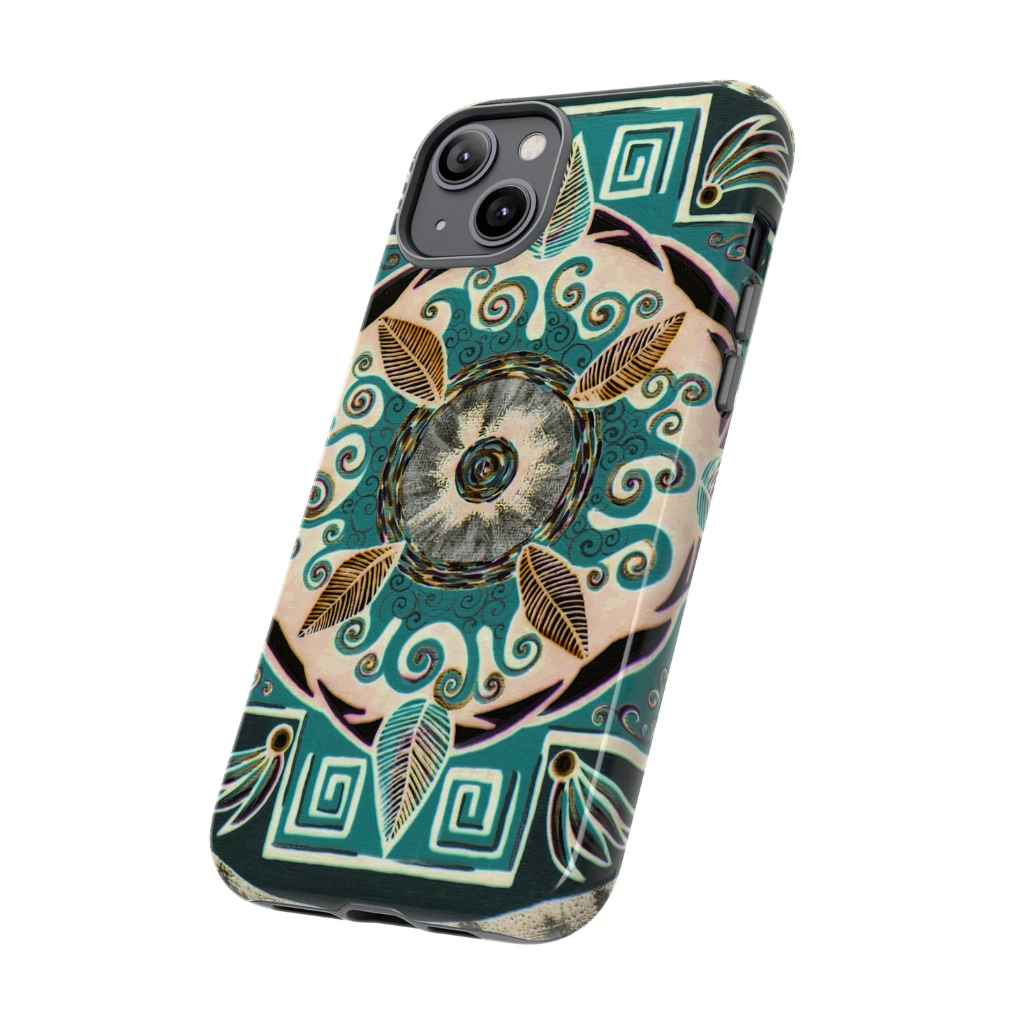 "Hojachakanazura" Art Phone Armor - Blue Flame Array Phone Case