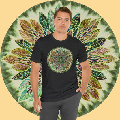 "Krystalhoja Verde" Lords & Ladies Tee - Blue Flame Array T-Shirt