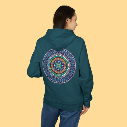 "Aquilazura Krystdala" Organic Cruiser Hoodie (Font&Back Print)