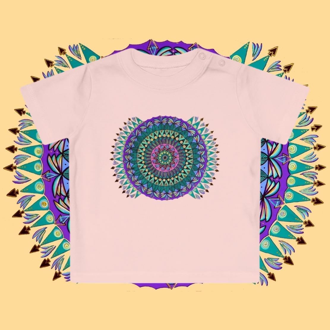 "Mandaladiosa" Organic Baby Tee