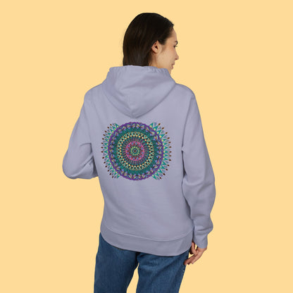 "Mandaladiosa" Organic Cruiser Hoodie (Font&Back Print)