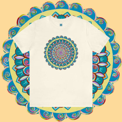 "Almandalayana" Lords & Ladies Tee - Blue Flame Array Natural / S T-Shirt