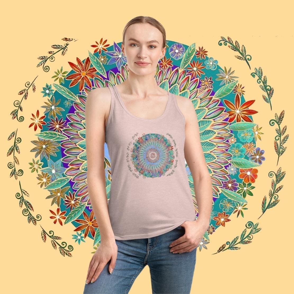 "Mandalavida" Ladies Organic Tank Top