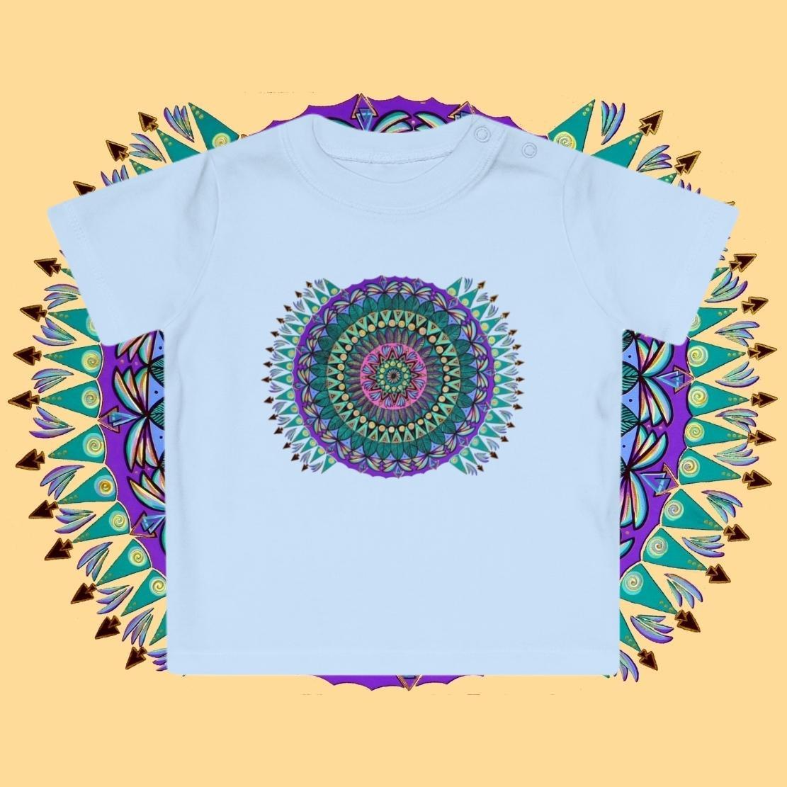 "Mandaladiosa" Organic Baby Tee