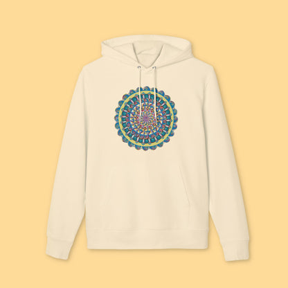 "Almandalayana" Organic Cruiser Hoodie (Font&Back Print)