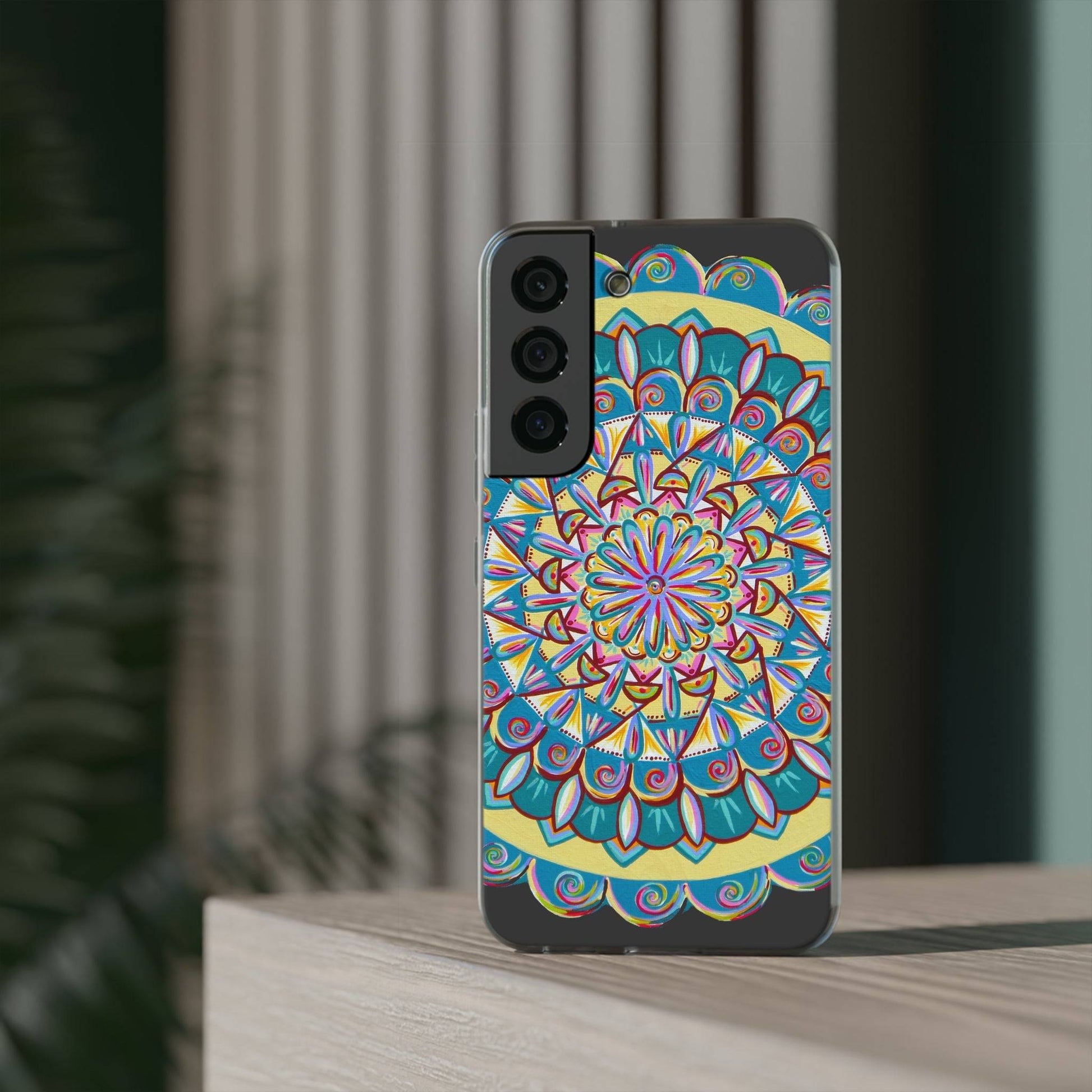 "Almandalayana" Art Phone Armor (slim-fit) - Blue Flame Array Phone Case