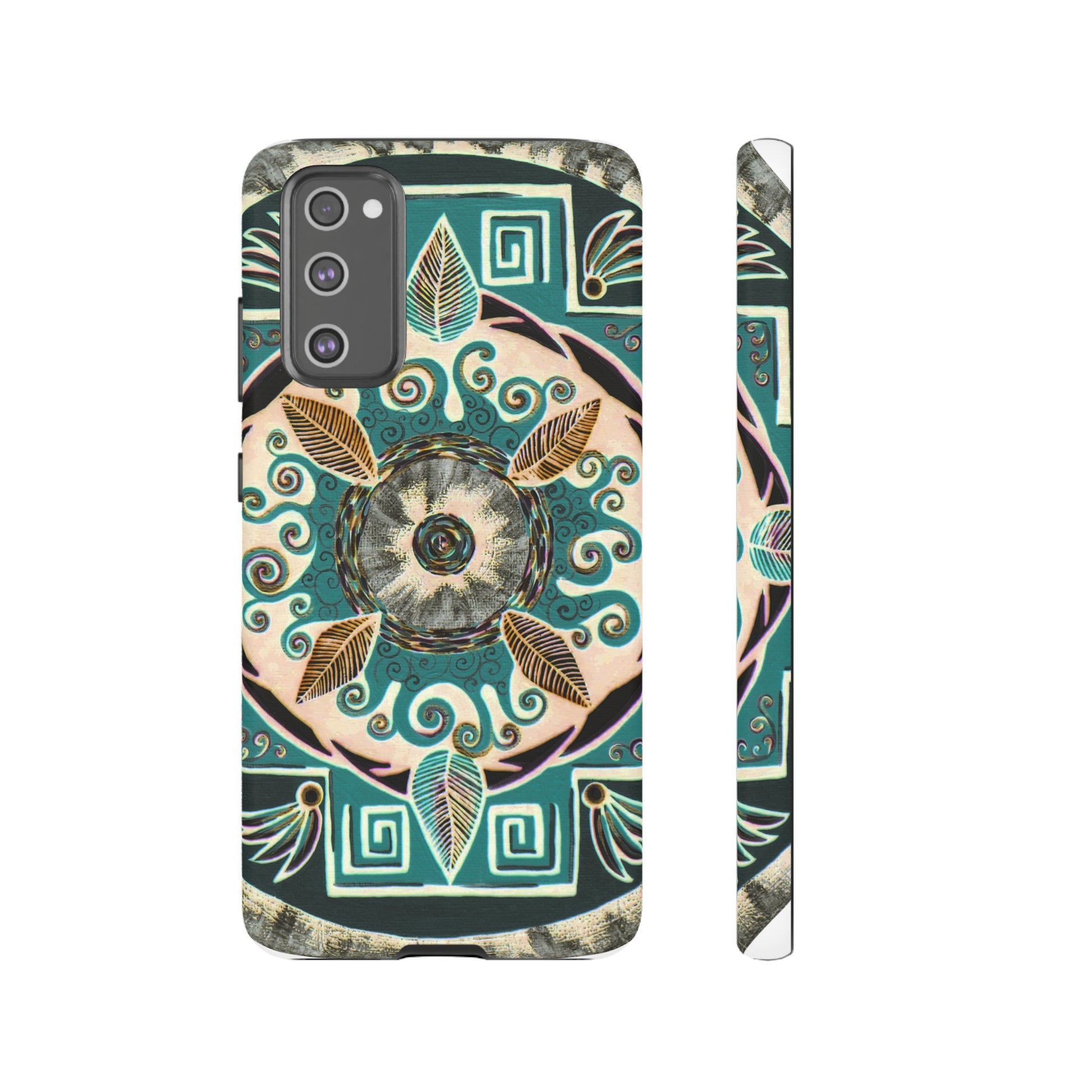 "Hojachakanazura" Art Phone Armor - Blue Flame Array Samsung Galaxy S20 FE / Matte Phone Case