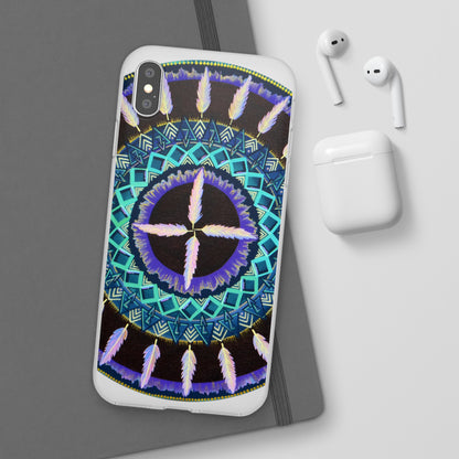 "Cuatro Vientos" Art Phone Armor (slim-fit) - Blue Flame Array Phone Case