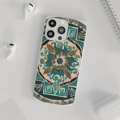 "Hojachakanazura" Art Phone Armor (slim-fit) - Blue Flame Array Phone Case