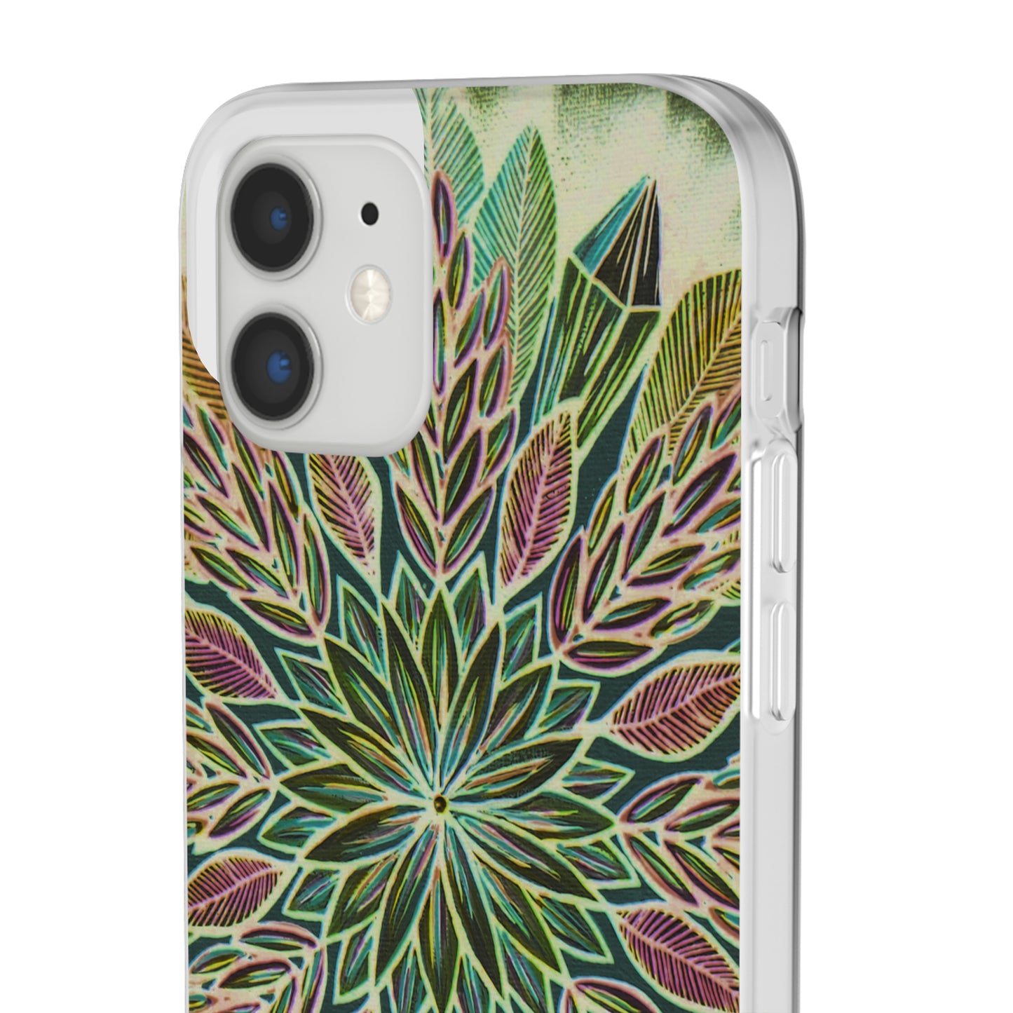 "Krystalhoja Verde" Art Phone Armor (slim-fit) - Blue Flame Array Phone Case