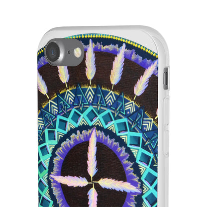 "Cuatro Vientos" Art Phone Armor (slim-fit) - Blue Flame Array Phone Case