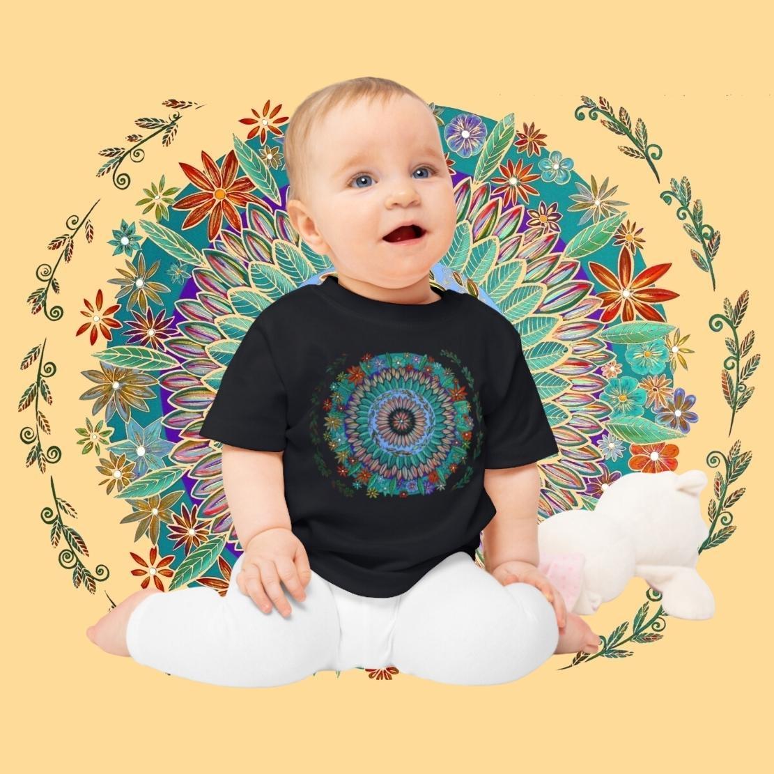 "Mandalavida" Organic Baby Tee