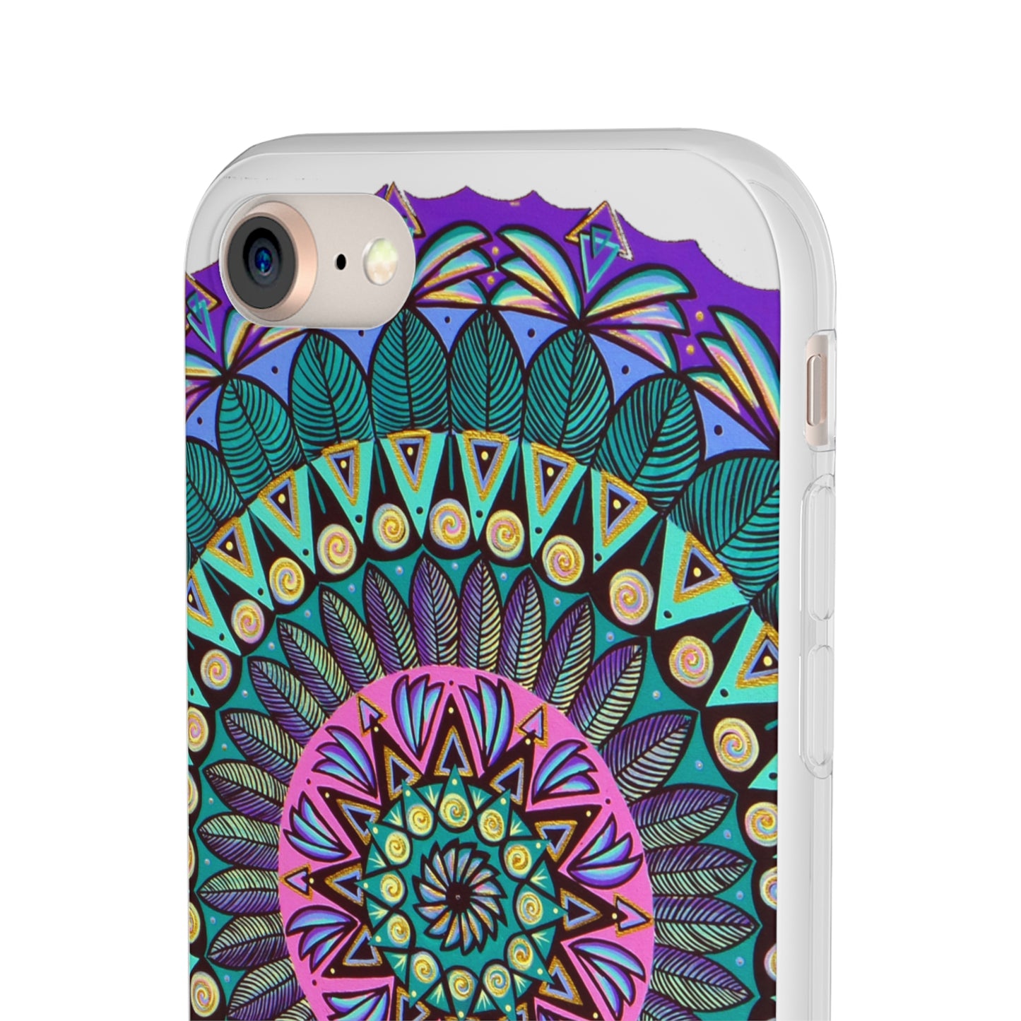 "Mandaladiosa" Art Phone Armor (slim-fit) - Blue Flame Array Phone Case