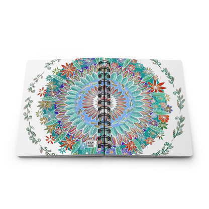 "Mandalavida Blanka" Spiral Bound Journal