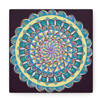 "Almandalayana" Canvas Gallery Wraps - Blue Flame Array 6″ x 6″ / Premium Gallery Wraps (1.25″) Canvas