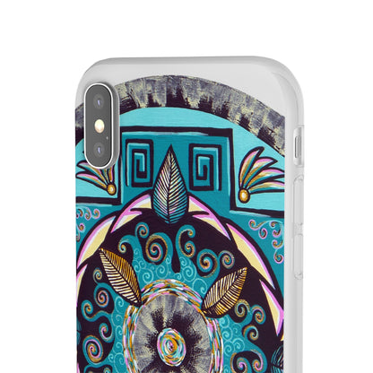 "Hojachakana" Art Phone Armor (slim-fit) - Blue Flame Array Phone Case