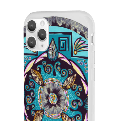 "Hojachakana" Art Phone Armor (slim-fit) - Blue Flame Array Phone Case