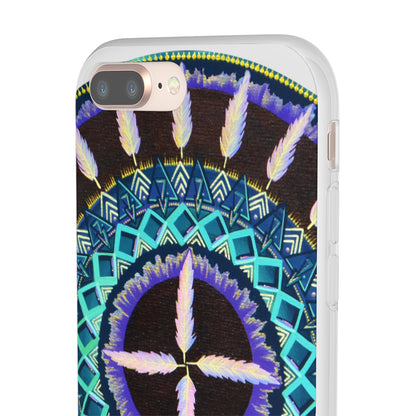 "Cuatro Vientos" Art Phone Armor (slim-fit) - Blue Flame Array Phone Case