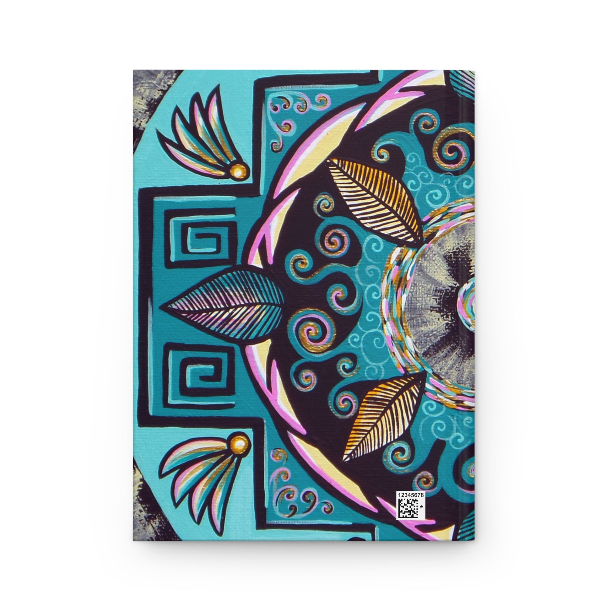 "Hojachakana" Hardcover Journal - Blue Flame Array Paper products