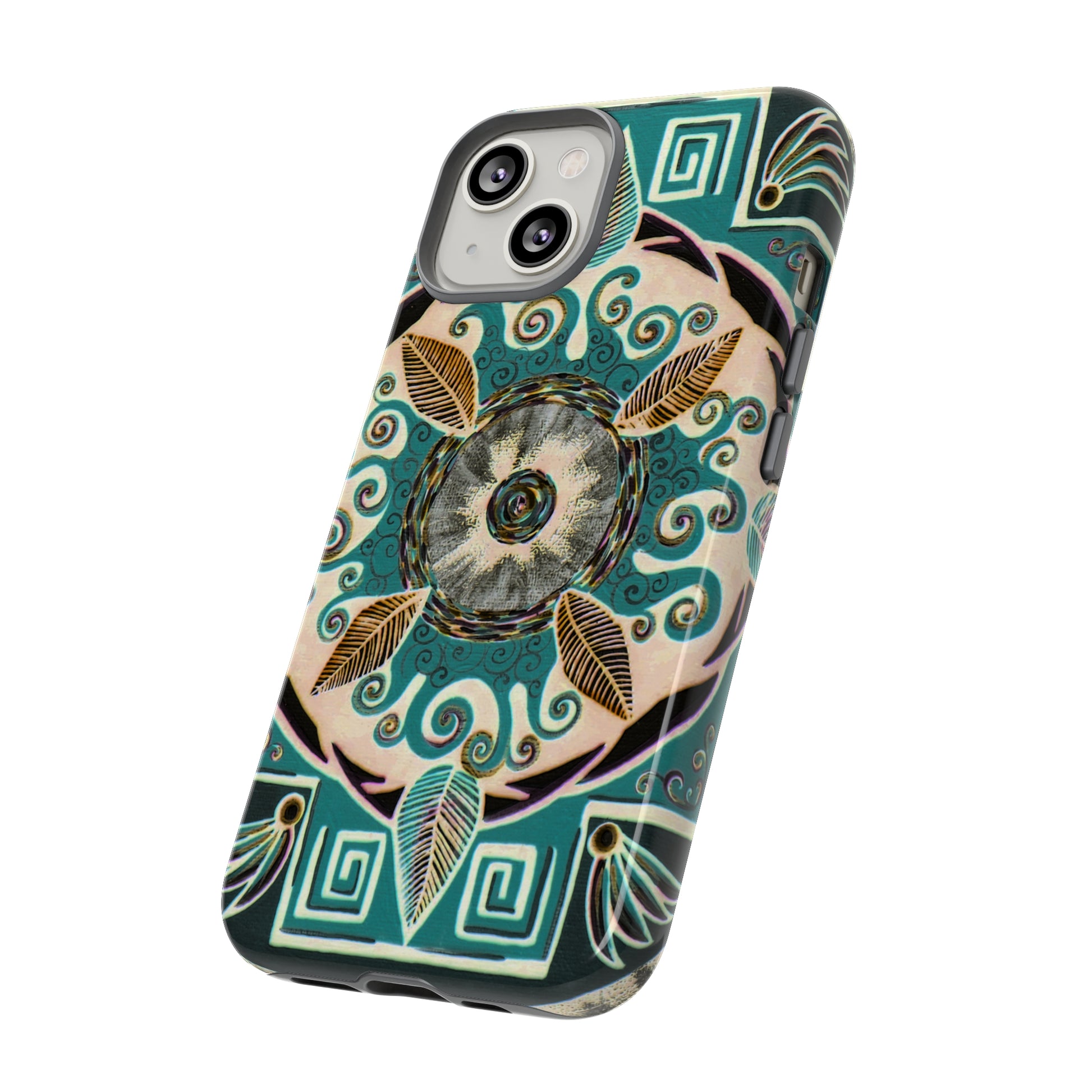 "Hojachakanazura" Art Phone Armor - Blue Flame Array Phone Case