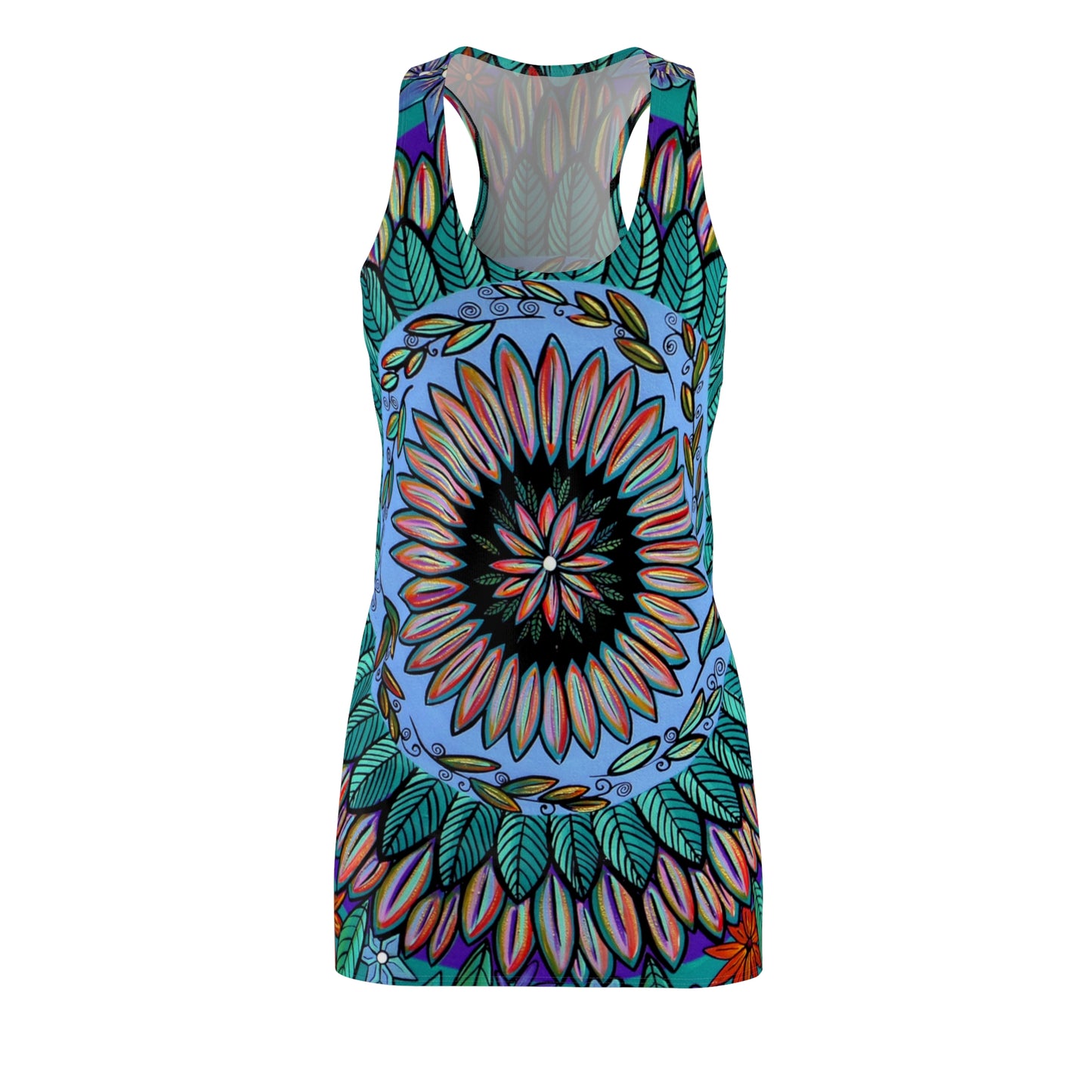 "Mandalavida" Ladies Racerback Dress