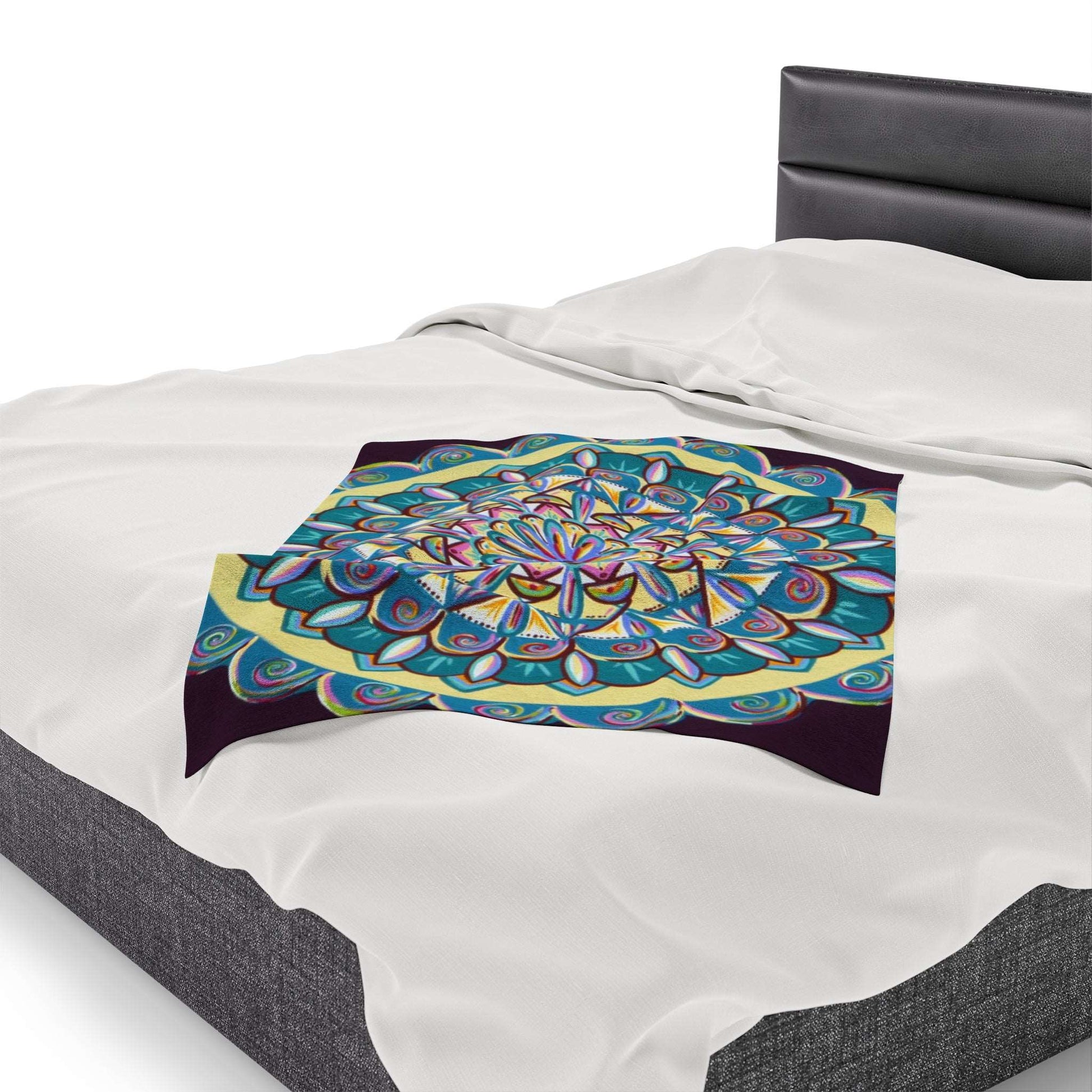 "Almandalayana" Dreamcatcher Blanket - Blue Flame Array All Over Prints