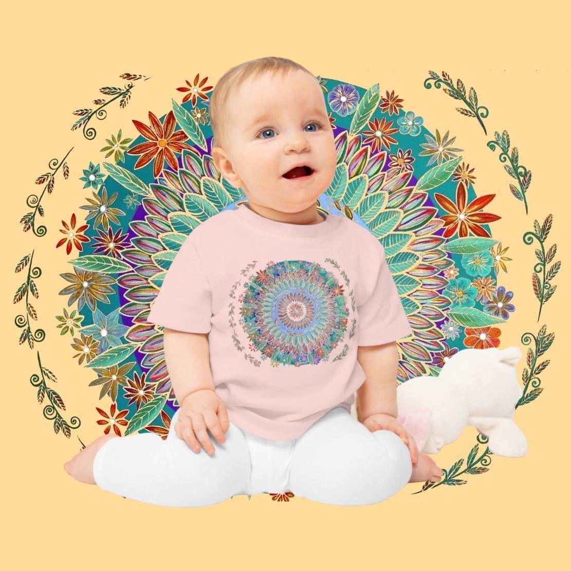 "Mandalavida" Organic Baby Tee