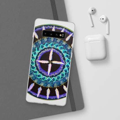 "Cuatro Vientos" Art Phone Armor (slim-fit) - Blue Flame Array Phone Case