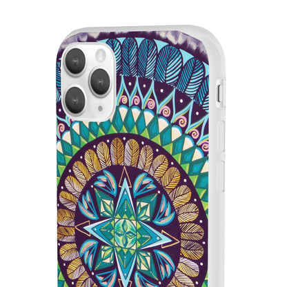 "AquilazurA Kryst'dala" Art Phone Armor (slim-fit) - Blue Flame Array Phone Case