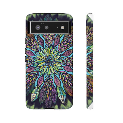 "Krystalhoja" Art Phone Armor - Blue Flame Array Google Pixel 6 / Glossy Phone Case