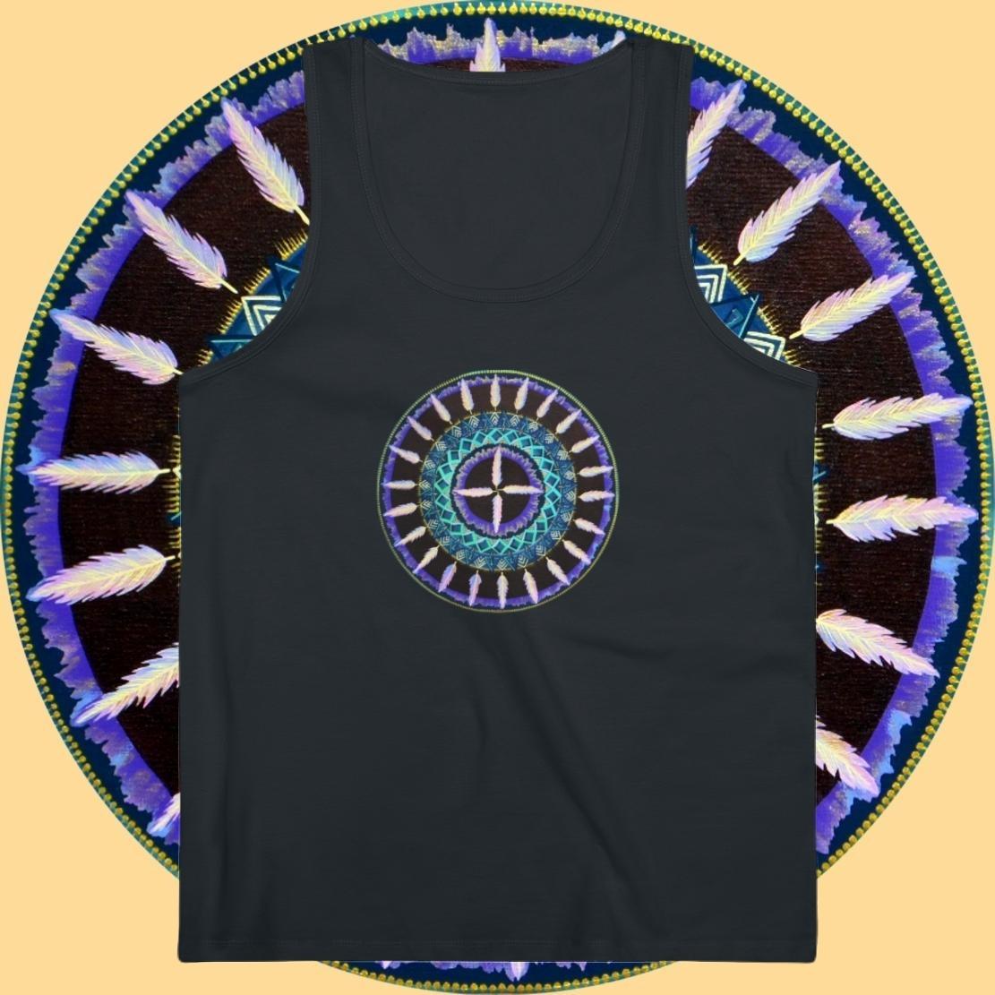 "Cuatro Vientos" Lords Organic Tank Top - Blue Flame Array Tank Top