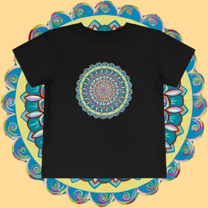 "Almandalayana" Toddler Tee - Blue Flame Array Kids clothes