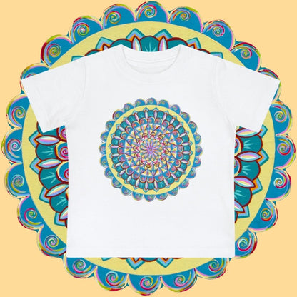 "Almandalayana" Baby T-Shirt - Blue Flame Array Kids clothes