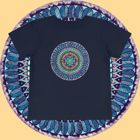 "AquilazurA Kryst'dala" Toddler Tee - Blue Flame Array Kids clothes