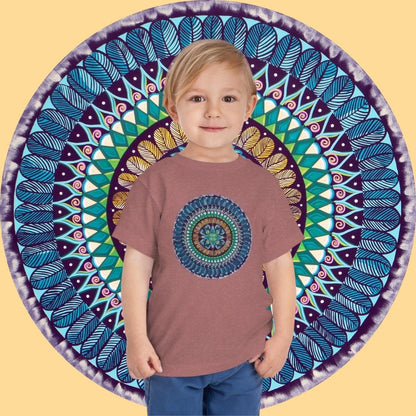 "AquilazurA Kryst'dala" Toddler Tee - Blue Flame Array Kids clothes