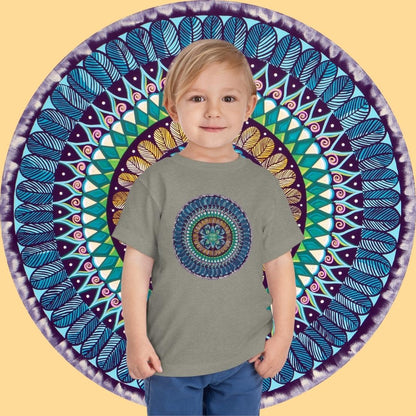 "AquilazurA Kryst'dala" Toddler Tee - Blue Flame Array Kids clothes