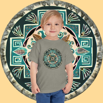 "Hojachakanazura" Toddler Tee - Blue Flame Array Kids clothes