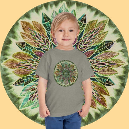 "Krystalhoja Verde" Toddler Tee - Blue Flame Array Kids clothes