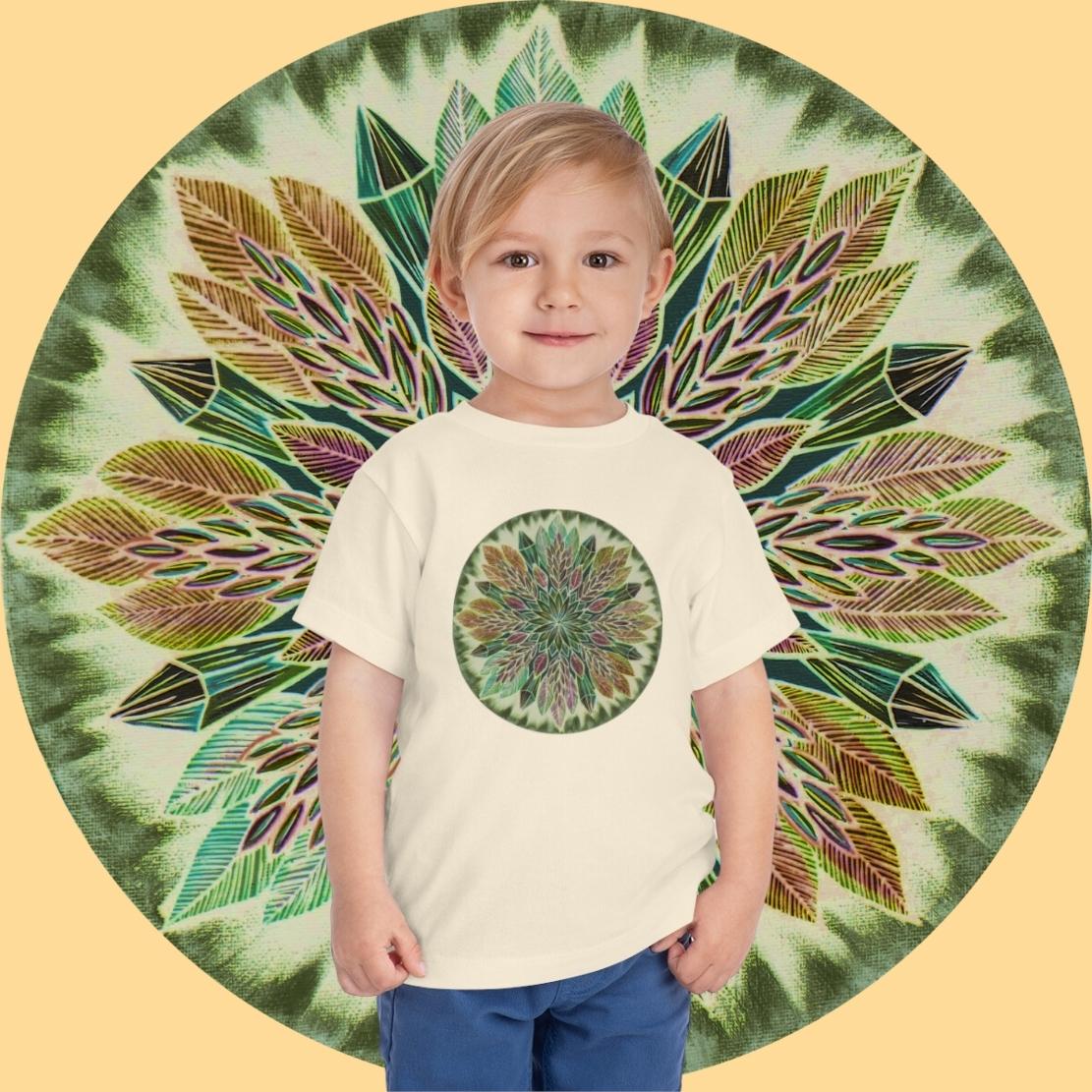 "Krystalhoja Verde" Toddler Tee - Blue Flame Array Kids clothes