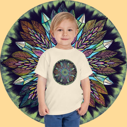 "Krystalhoja" Toddler Tee - Blue Flame Array Kids clothes