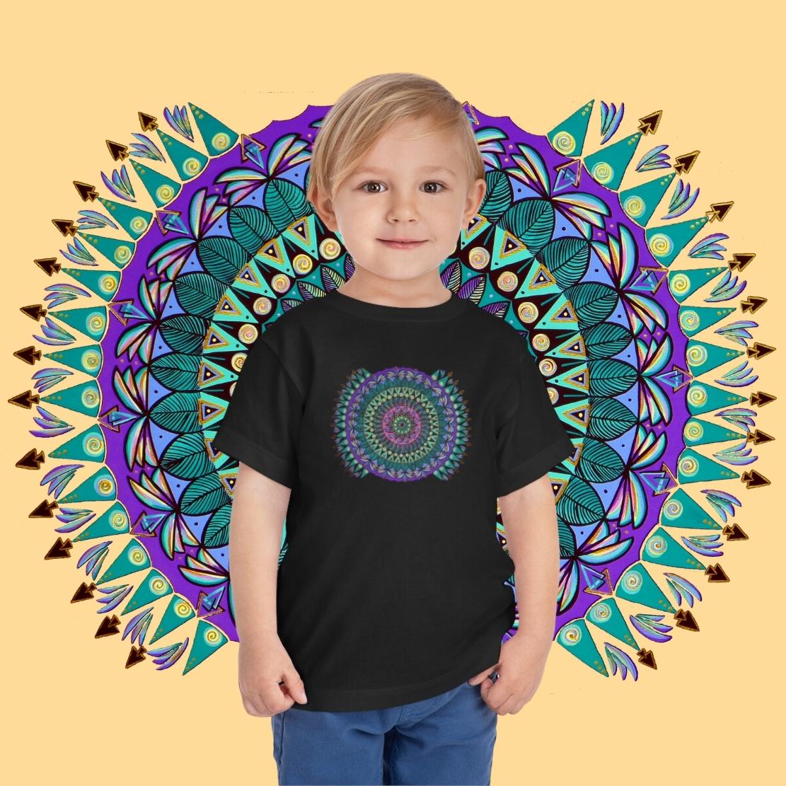 "Mandaladiosa" Toddler Tee