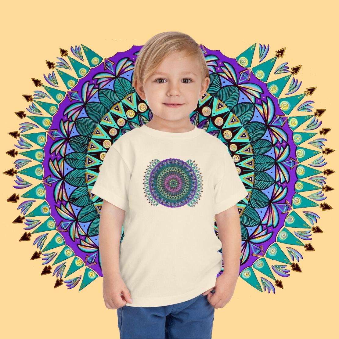 "Mandaladiosa" Toddler Tee