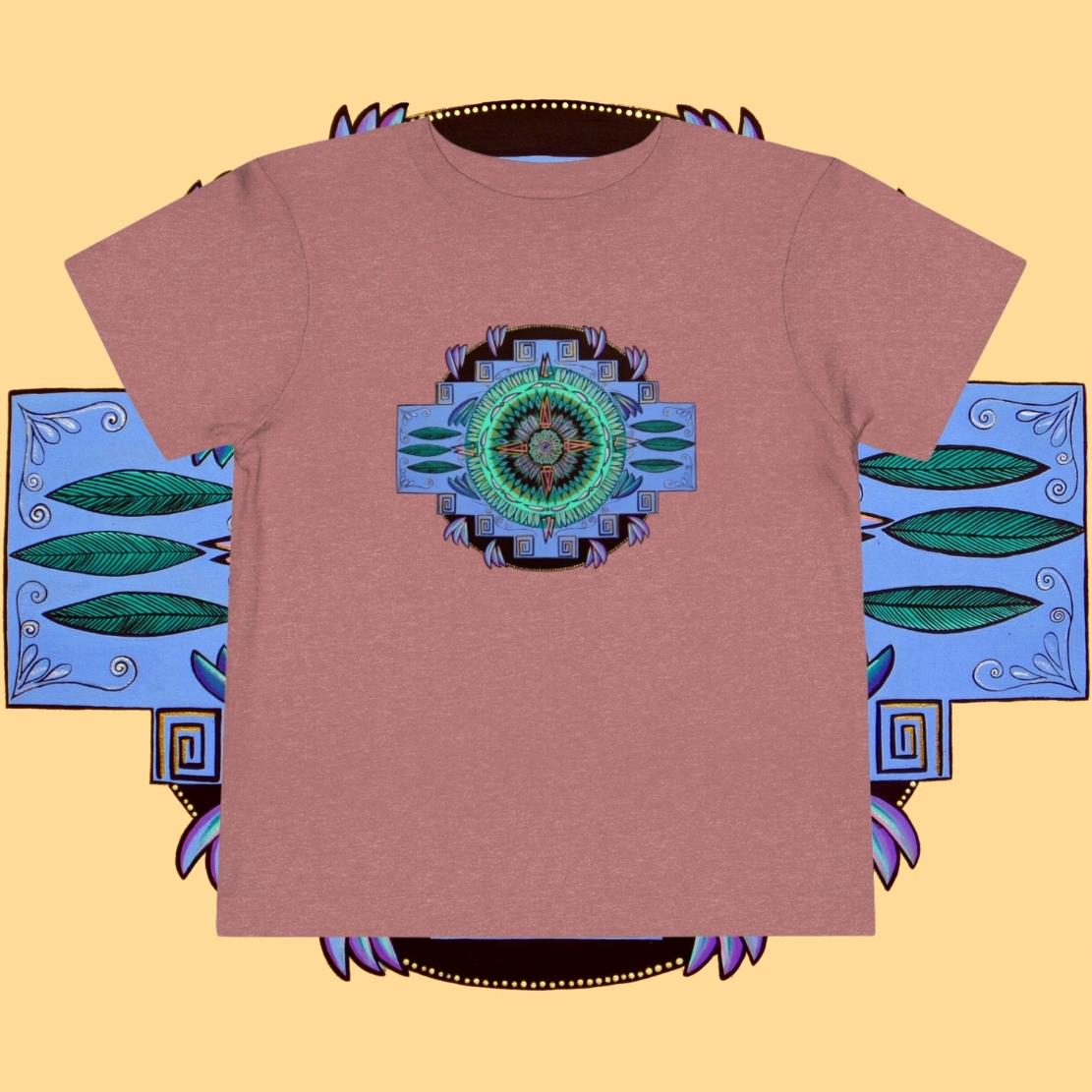 "Plumachakana" Toddler Tee - Blue Flame Array Kids clothes