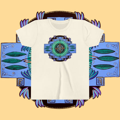 "Plumachakana" Lads & Lasses Tee - Blue Flame Array Kids clothes