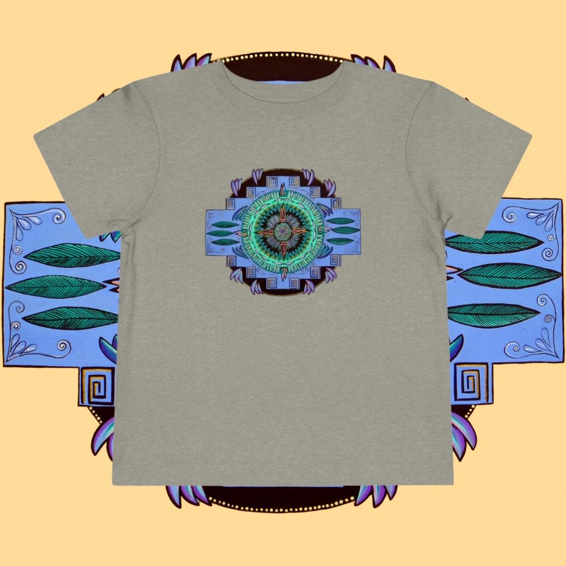 "Plumachakana" Toddler Tee - Blue Flame Array Kids clothes