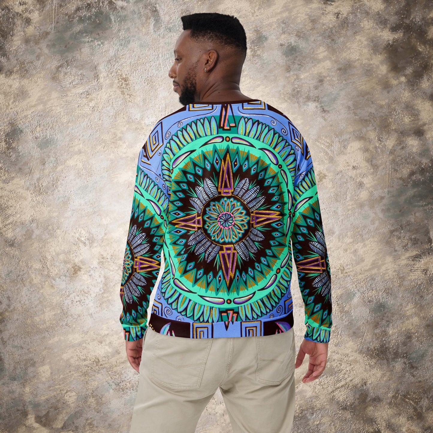 "Plumachakana" Lords Sweatshirt - Blue Flame Array