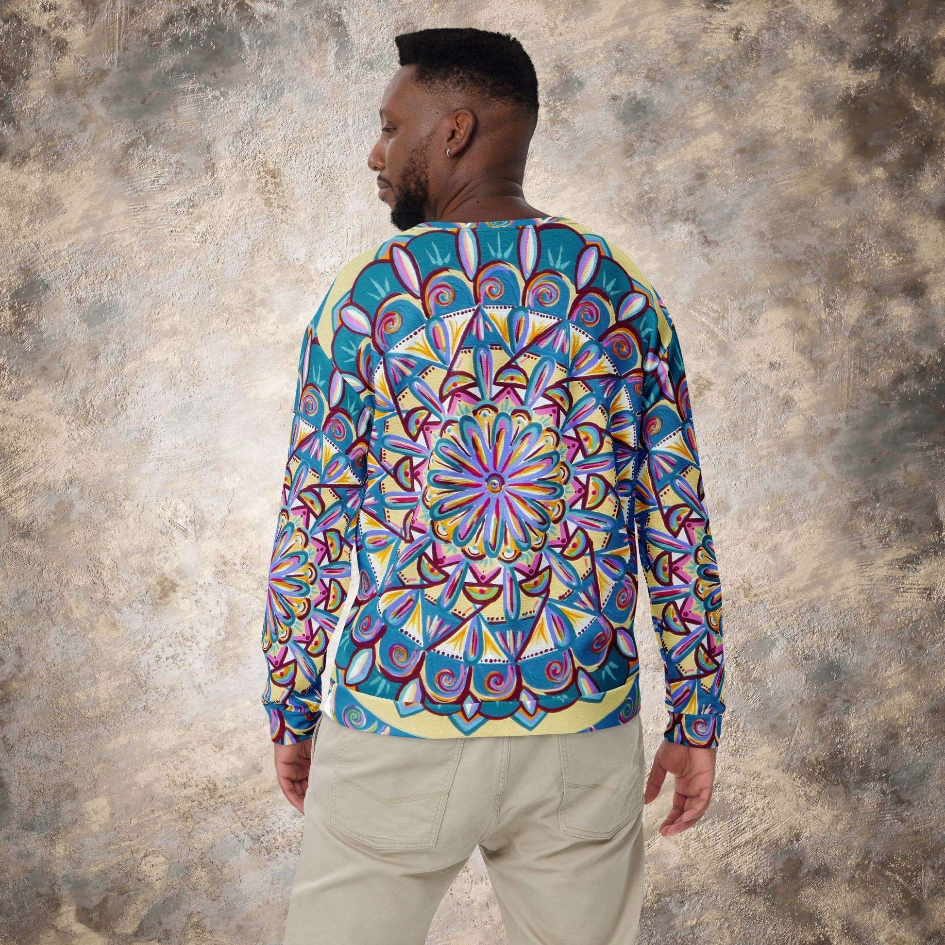 "Almandalayana" Lords Sweatshirt - Blue Flame Array