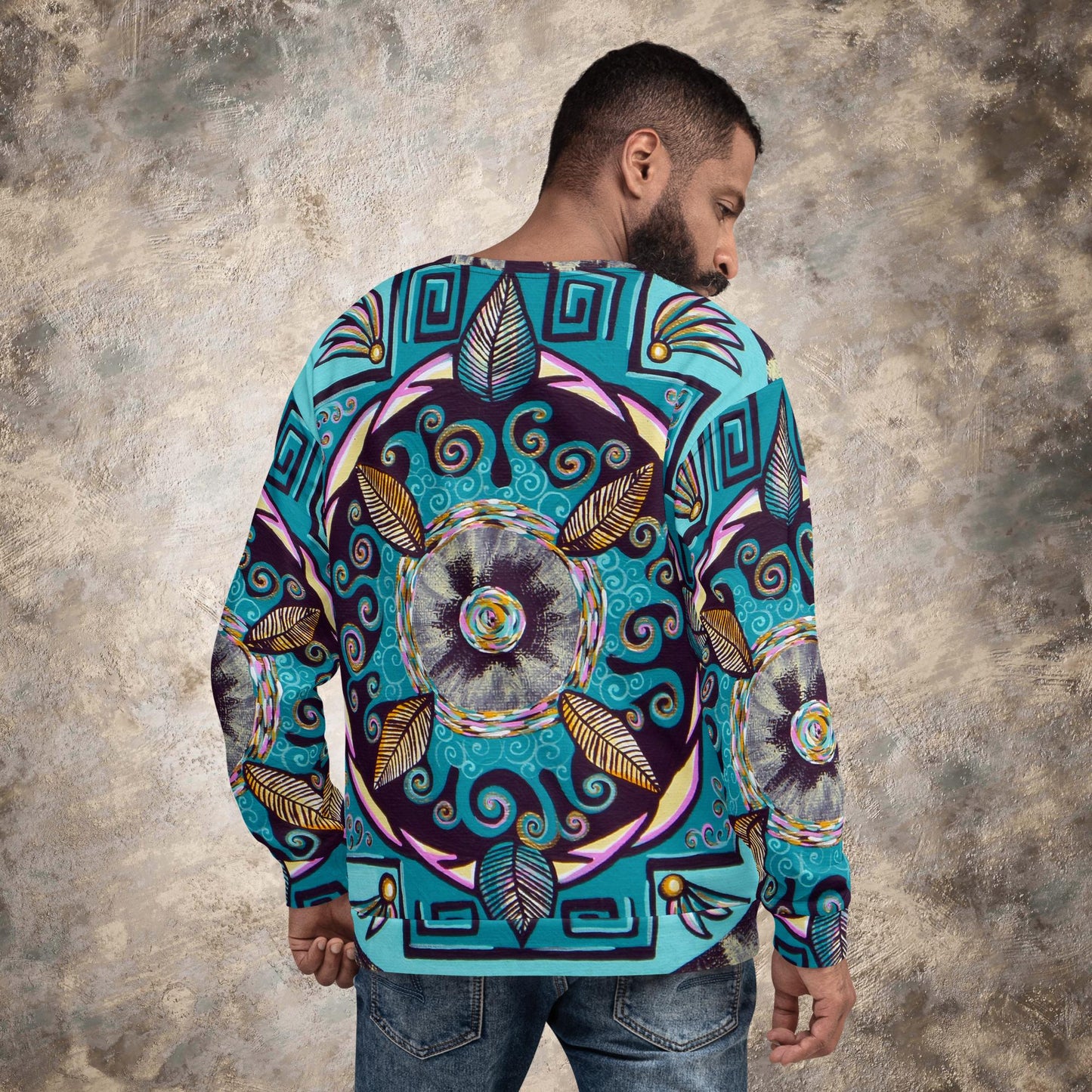 "Hojachakana" Lords Sweatshirt - Blue Flame Array