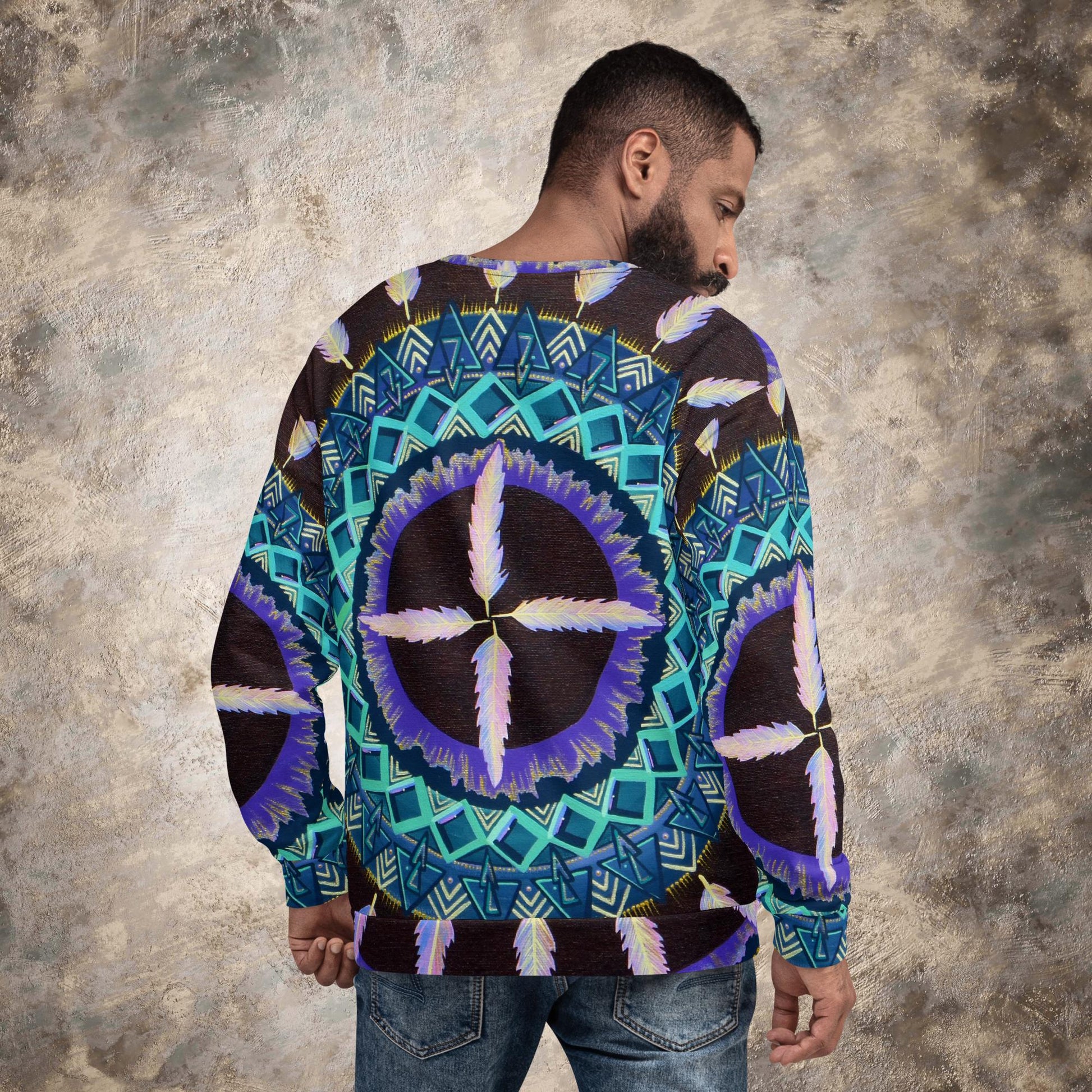 "Cuatro Vientos" Lords Sweatshirt - Blue Flame Array