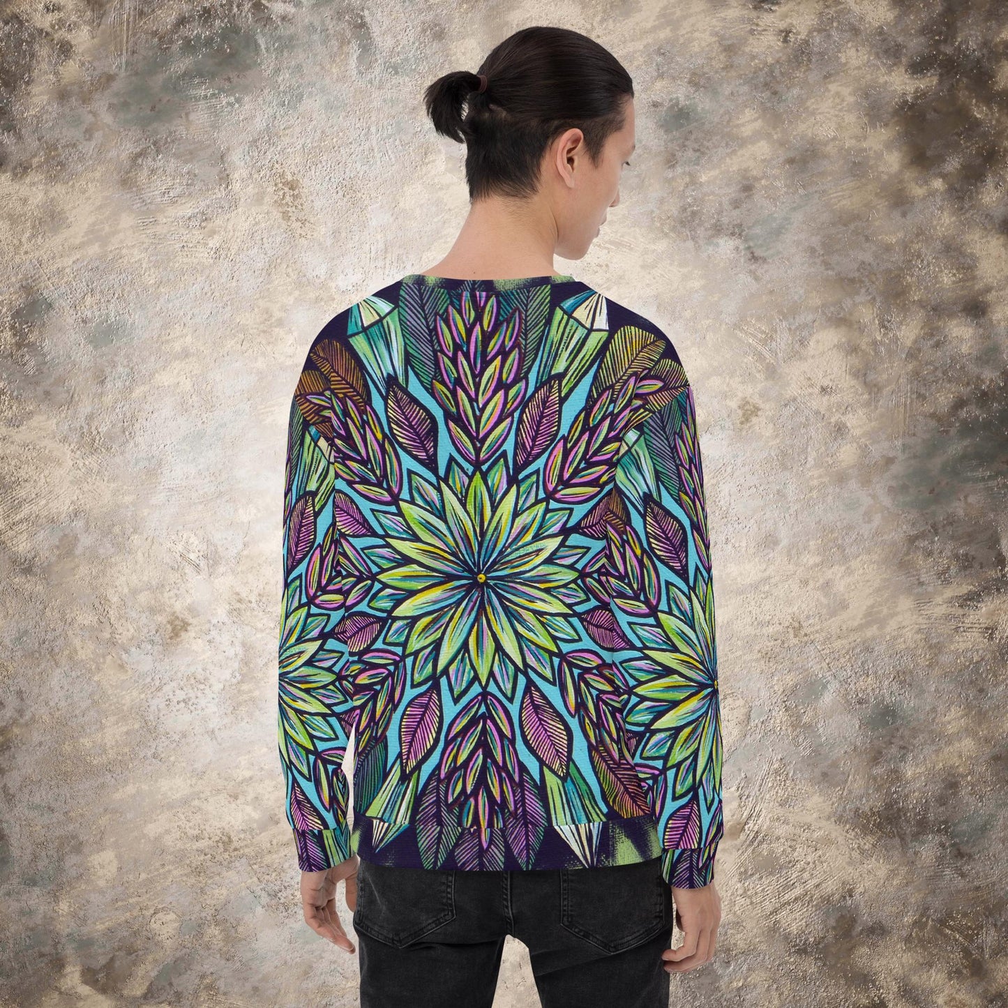 "Krystalhoja" Lords Sweatshirt - Blue Flame Array